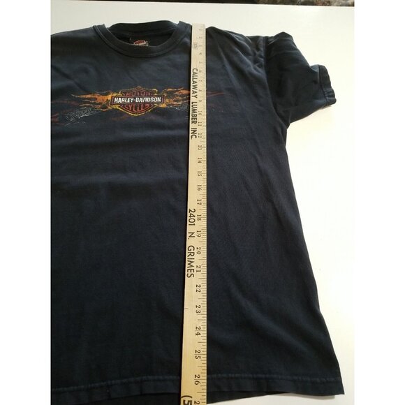 Vintage 06 Harley Davidson T Shirt Mens Size L Zooks 25th Anv Des Moines Iowa - Picture 10 of 11